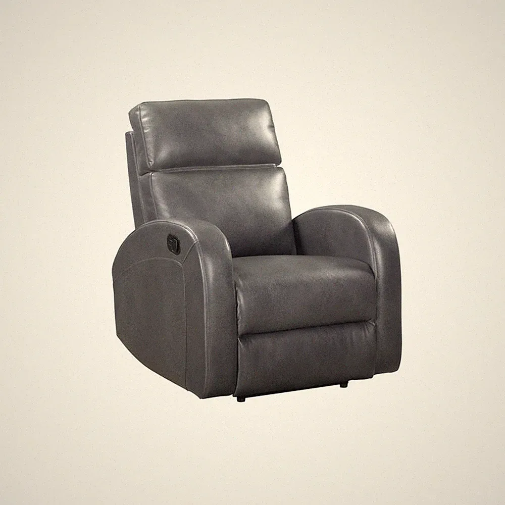 Parker Living Devin Pebble Grey Manual Recliner Two Pack