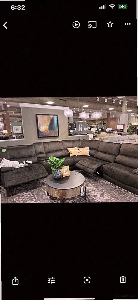 Parker Living Power Reclining Sectional Sofa 6 Piece Set Gray