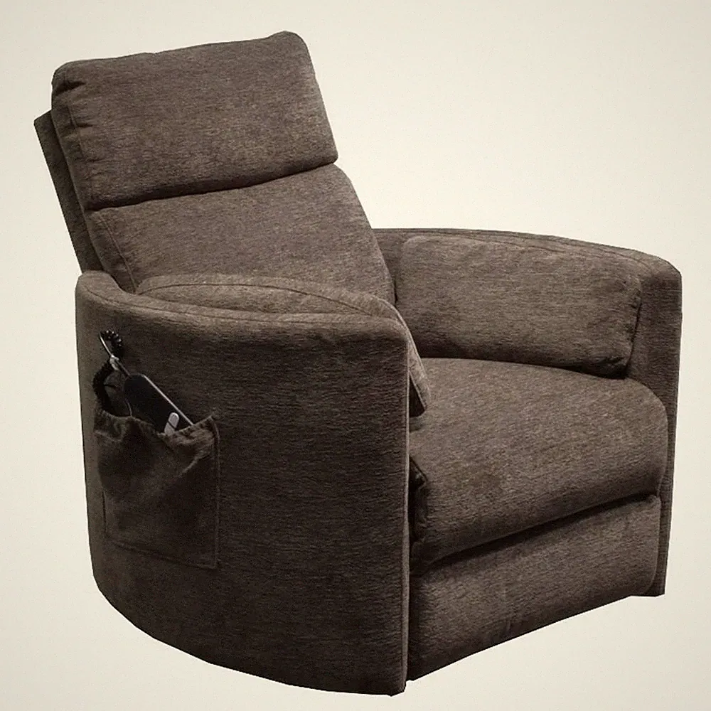 Parker Living Radius Fabric Power Lift Recliner in Brown/Krypton