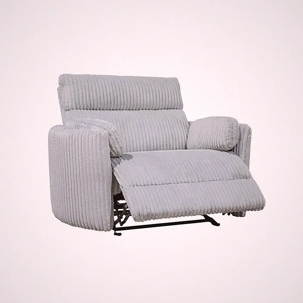 Parker Living Radius Xl Extra Wide Power Glider Recliner in Mega Gray (Set of 2)